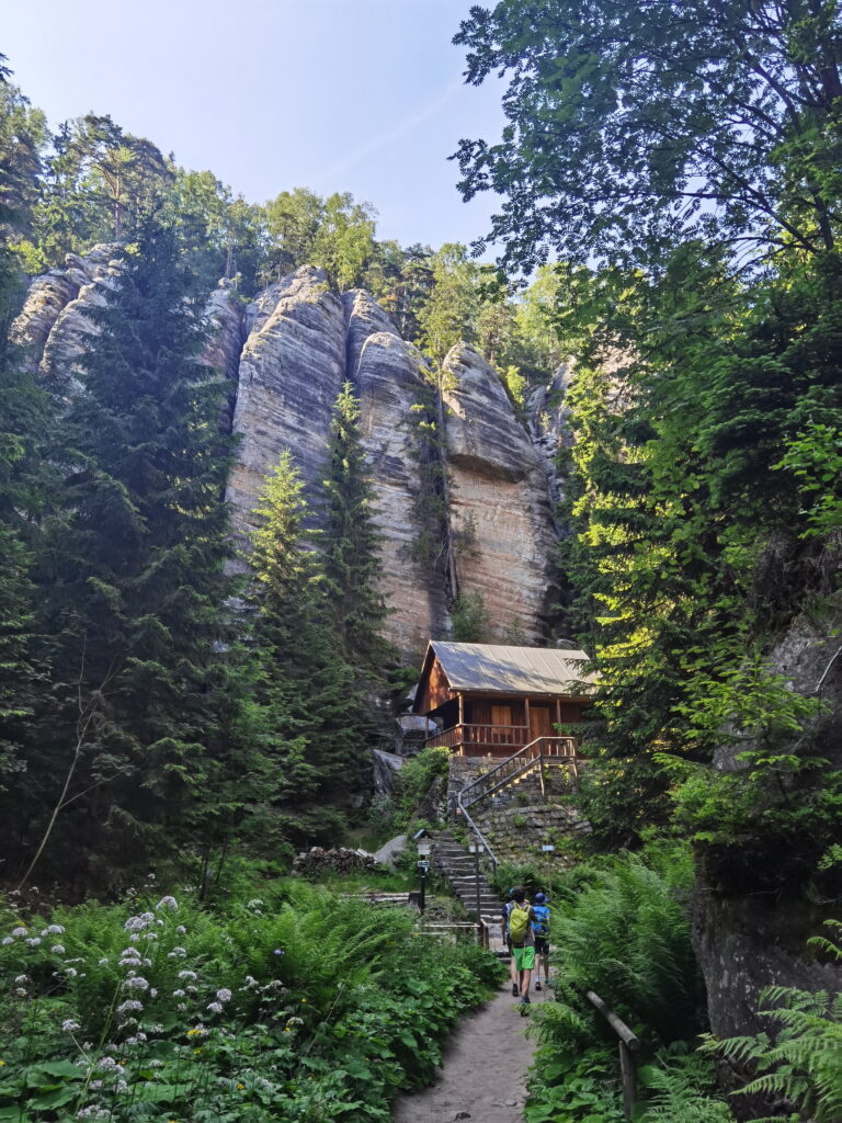 Naturwunder Weckelsdorfer Felsenstadt in Böhmen