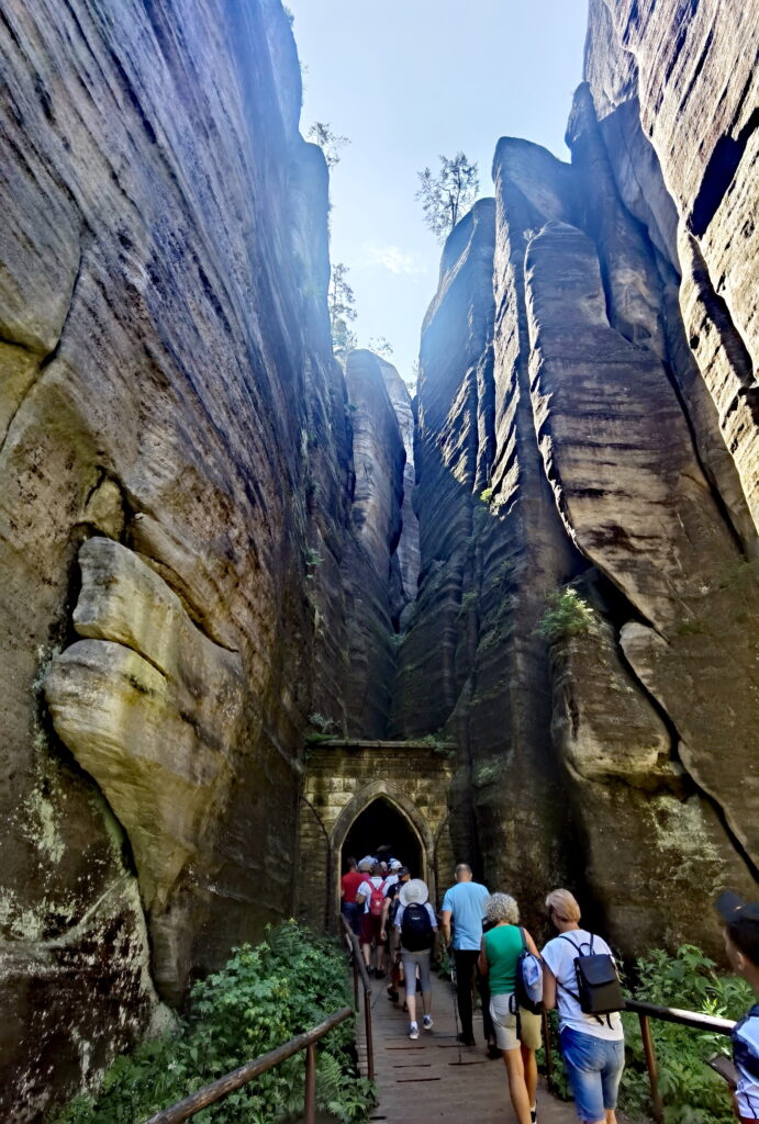 Berühmteste Felsenstadt Tschechien - die Adersbacher Felsenstadt