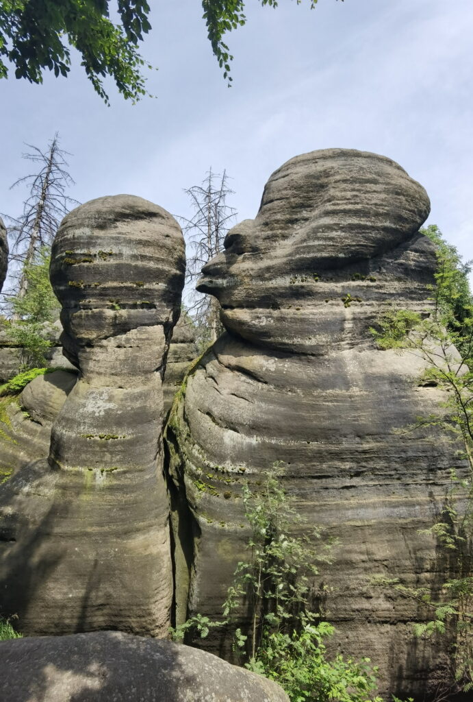 Die Braunauer Wände gehören zu den sehenswerten Felsenstädten in Tschechien